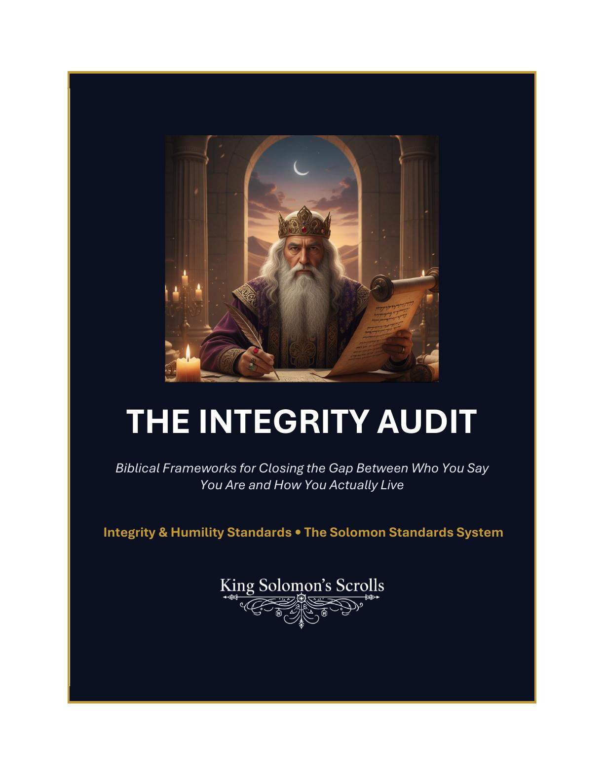Actual preview from The Integrity Audit