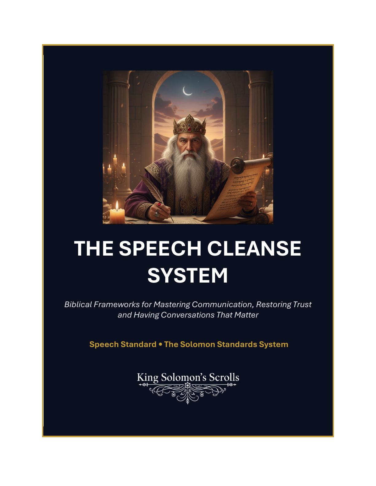 Actual preview from The Speech Cleanse System